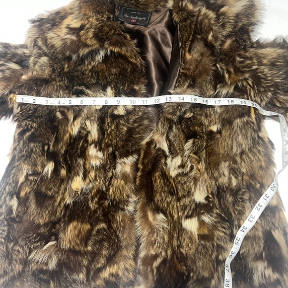 Genuine Fur Bomber Style Coat Size Small Medium Vintage Frankenberger’s - Picture 14 of 17